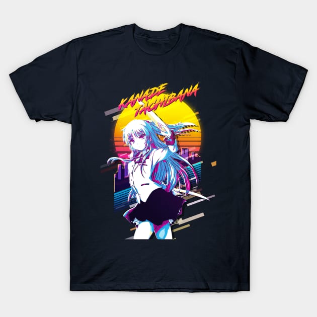 Kanade Tachibana T-Shirt by 80sRetro